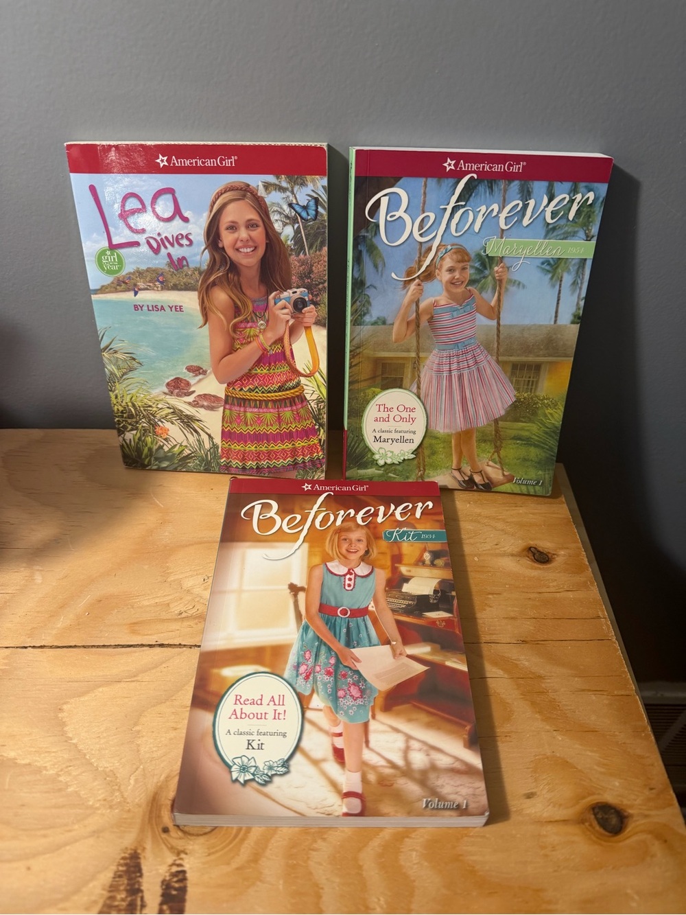 American Girl paperback book bundle: Kit, Maryellen and Lea